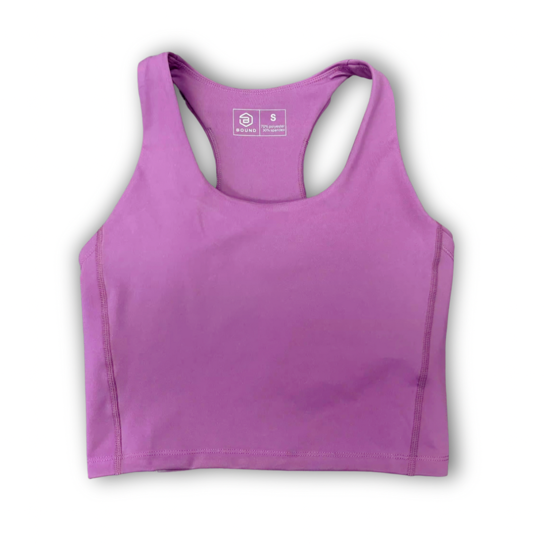 PRE ORDER NOW. The Tempo Crop - Best Running Sports Bra with Phone Pocket