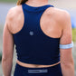 PRE ORDER NOW. The Tempo Crop - Best Running Sports Bra with Phone Pocket