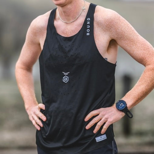 PRE ORDER NOW. The Dash—Men’s Running Singlet for Racing and Training